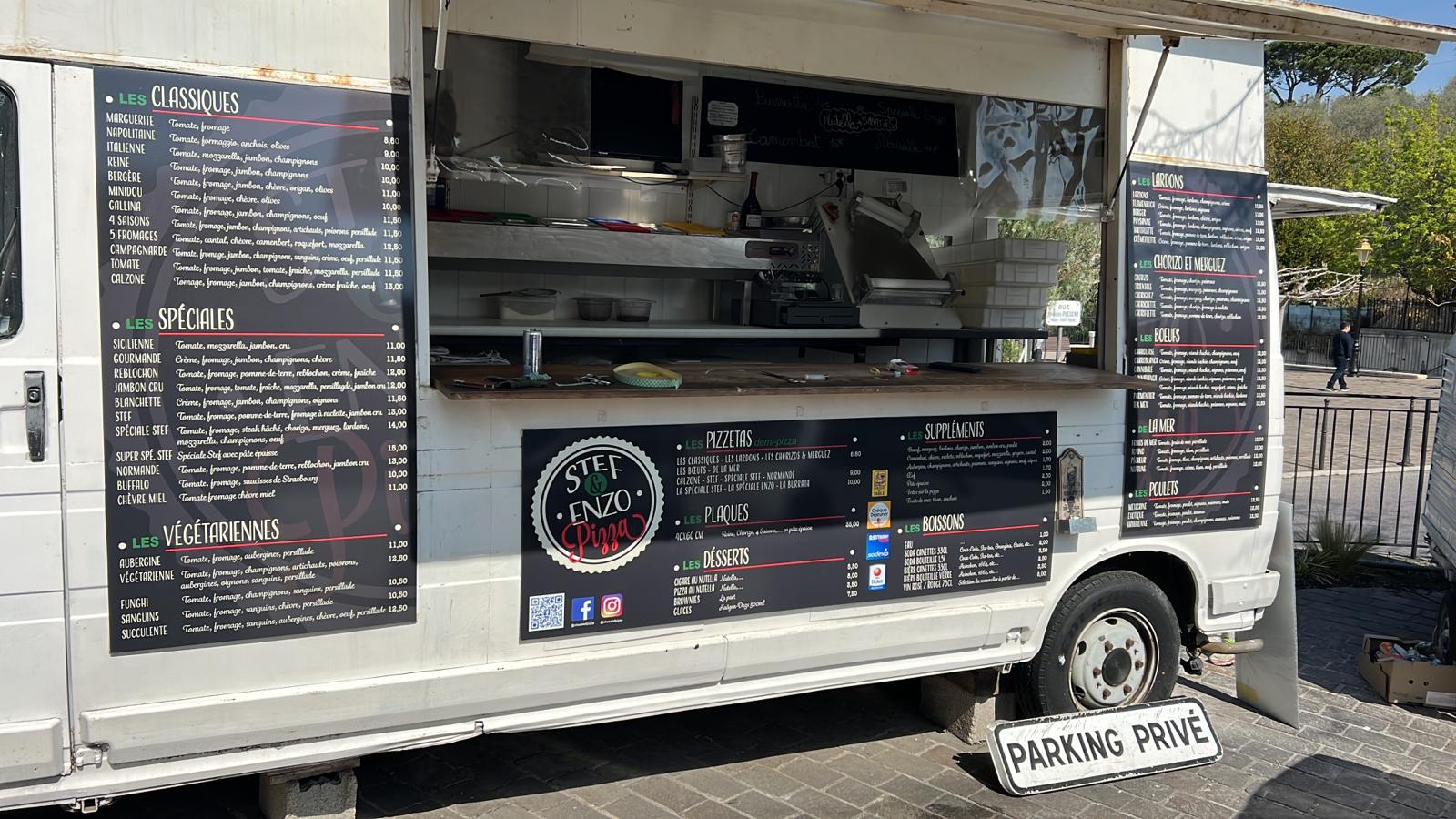 PANNEAUX CAMION PIZZA