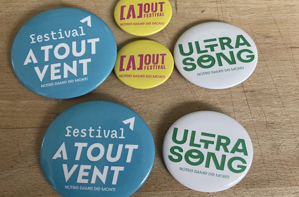 Badges ronds à épingle